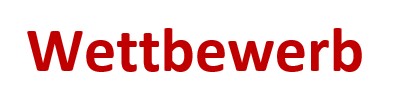 wettbewerb